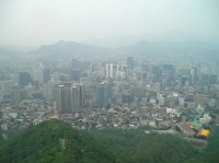 Seoul from the tower