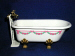 Optinal Pink Flowered Bathtub