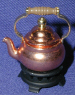Copper Tea Kettle with Brazier